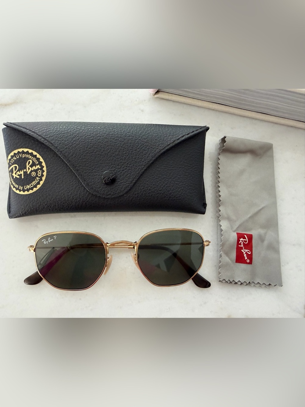 RAY BAN Hexagonal Flat Lenses Polarized 51mm